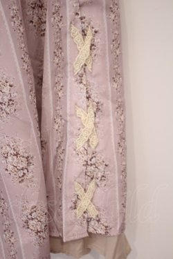 画像2: axes femme / ブーケストライプガウチョポンチョ M ピンク O-26-02-09-066-AX-PA-OW-OS