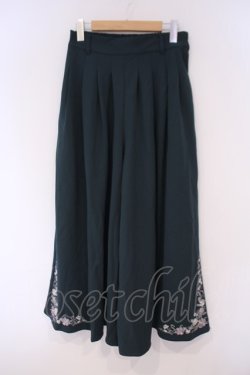 画像1: axes femme / リラックスカットソーパンツ M グリーン O-26-02-09-070-AX-PA-OW-OS