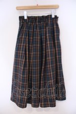 画像2: axes femme / ラッフル×プリーツミディスカート M コン O-26-02-09-071-AX-SK-OW-ZT605 (2)