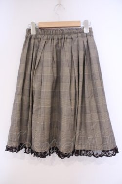 画像2: axes femme POETIQUE / チェックスカート M ブラウン O-26-02-09-072-AX-SK-OW-OS