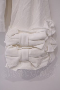 画像3: axes femme kawaii / フリルリボンカットプル M シロ O-26-02-09-079-AX-TO-OW-OS