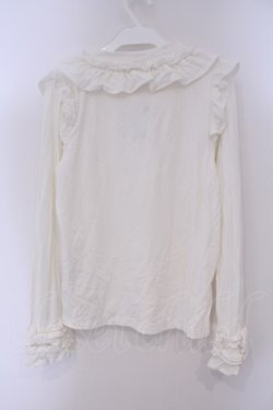 画像4: axes femme kawaii / フリルリボンカットプル M シロ O-26-02-09-079-AX-TO-OW-OS