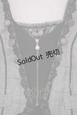 画像2: axes femme POETIQUE / フロントジップショートベスト M グレー O-26-02-09-081-AX-TO-OW-OS