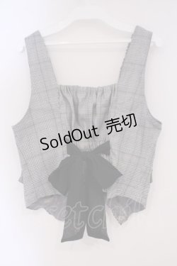 画像3: axes femme POETIQUE / フロントジップショートベスト M グレー O-26-02-09-081-AX-TO-OW-OS