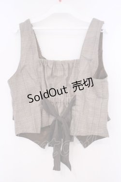 画像3: axes femme POETIQUE / フロントジップショートベスト M ブラウン O-26-02-09-083-AX-TO-OW-OS