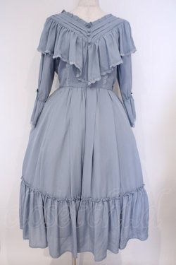 画像1: axes femme kawaii / シャルロットワンピース M ブルー O-26-02-09-008-AX-OP-OW-OS