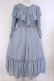 画像1: axes femme kawaii / シャルロットワンピース M ブルー O-26-02-09-008-AX-OP-OW-OS (1)