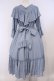 画像4: axes femme kawaii / シャルロットワンピース M ブルー O-26-02-09-008-AX-OP-OW-OS (4)