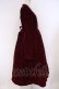 画像4: axes femme kawaii / クラシカルベロアワンピース M ワイン O-26-02-09-010-AX-OP-OW-OS (4)