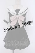 LIZ LISA / セーラーカラーセットアップ 0 クロ×シロ O-26-02-09-002-LO-OP-IG-OS