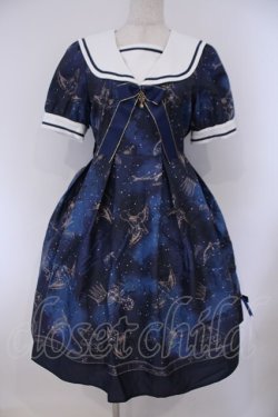 画像1: Amavel / Fantasy Milkywayワンピース  ネイビー O-26-02-09-017-CA-OP-IG-OS
