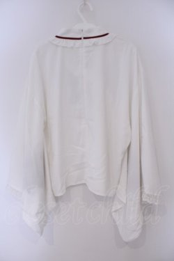 画像5: Amavel / 月夜の狐と寒椿 和風ブラウス  シロ×ワイン O-26-02-09-019-CA-BL-IG-OS