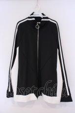 画像1: REFLEM / BIG切替ジャージ/オーバーサイズジャージトップス F ブラック×ホワイト O-26-02-09-023-PU-TO-OW-OS (1)
