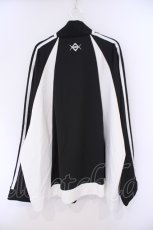 画像4: REFLEM / BIG切替ジャージ/オーバーサイズジャージトップス F ブラック×ホワイト O-26-02-09-023-PU-TO-OW-OS (4)