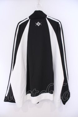 画像4: REFLEM / BIG切替ジャージ/オーバーサイズジャージトップス F ブラック×ホワイト O-26-02-09-023-PU-TO-OW-OS