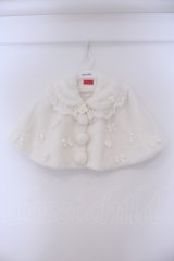 BABY,THE STARS SHINE BRIGHT / Ribbon Princessファーケープ  シロ O-26-02-09-024-BA-JA-YM-OS