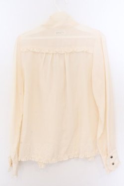 画像4: axes femme / フェミニンボータイブラウス/美女と野獣 M キナリ O-26-02-10-032-AX-BL-OW-OS