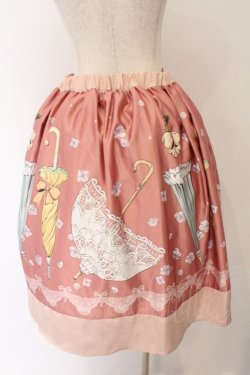 画像3: axes femme POETIQUE / レトロアンブレラタックスカート M ピンク O-26-02-10-038-AX-SK-OW-OS