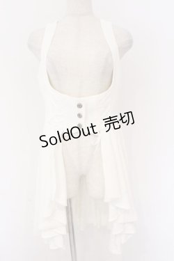 画像1: Hoshibako Works / 星夜の旅　ビスチェスカート M シロ O-26-02-10-042-LO-SK-OW-OS