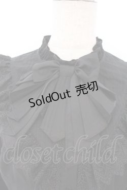 画像2: Hoshibako Works / 星夜の旅　姫袖ブラウス L クロ O-26-02-10-044-LO-BL-OW-OS