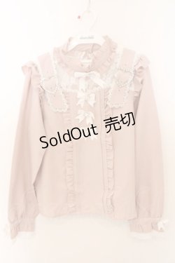 画像1: Dear My Love / ハートベルトチョーカービジューブラウス M ピンク O-26-02-10-048-EL-BL-OW-OS