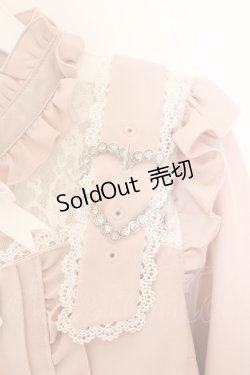 画像2: Dear My Love / ハートベルトチョーカービジューブラウス M ピンク O-26-02-10-048-EL-BL-OW-OS