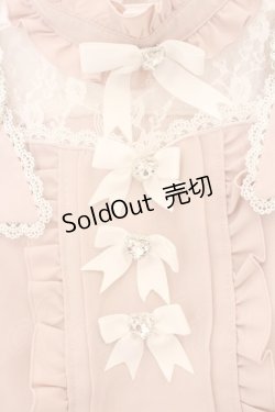 画像3: Dear My Love / ハートベルトチョーカービジューブラウス M ピンク O-26-02-10-048-EL-BL-OW-OS