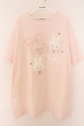 Ank Rouge / フリフリリボンうさぎBigTe M ピンク O-26-02-10-053-CA-TS-OW-OS