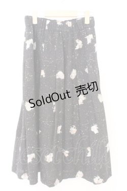 画像1: Franche Lippee / ホロスコープたっぷりスカート M クロ O-26-02-10-006-LO-SK-OW-OS