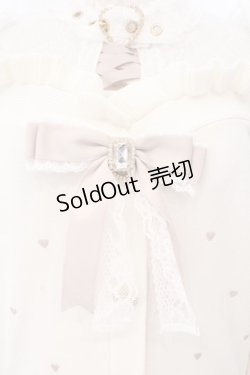 画像3: LIZ LISA / ハート刺繍肩あきレイヤードニット 0 オフシロ O-26-02-10-054-LO-TO-OW-OS