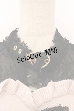 画像2: LIZ LISA / ハート刺繍肩あきレイヤードニット 0 ピンク O-26-02-10-055-LO-TO-OW-OS