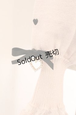画像4: LIZ LISA / ハート刺繍肩あきレイヤードニット 0 ピンク O-26-02-10-055-LO-TO-OW-OS