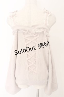 画像4: LIZ LISA / パールアクセサリードロストニット 0 ピンク O-26-02-10-056-LO-TO-OW-OS