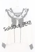 DearMyLove / ハートリボンたっぷりフリルセーラーブラウス M シロ×クロ O-26-02-10-060-EL-BL-OW-OS