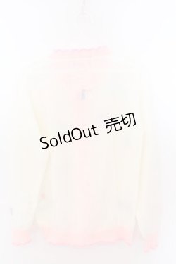 画像3: Nile Perch / スウィーツ編み込みカーディガン  シロ×ピンク O-26-02-10-066-LO-TO-OW-OS