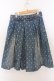 画像4: Franche Lippee / ドット刺繍デニムスカート M ブルー O-26-02-10-009-LO-SK-OW-OS (4)