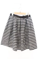 画像1: franche lippee black / ボーダースカート M クロ O-26-02-10-010-LO-SK-OW-ZT595 (1)
