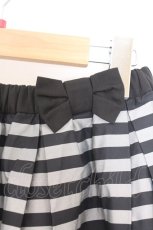 画像2: franche lippee black / ボーダースカート M クロ O-26-02-10-010-LO-SK-OW-ZT595 (2)