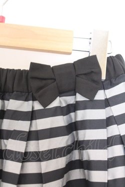 画像2: franche lippee black / ボーダースカート M クロ O-26-02-10-010-LO-SK-OW-OS
