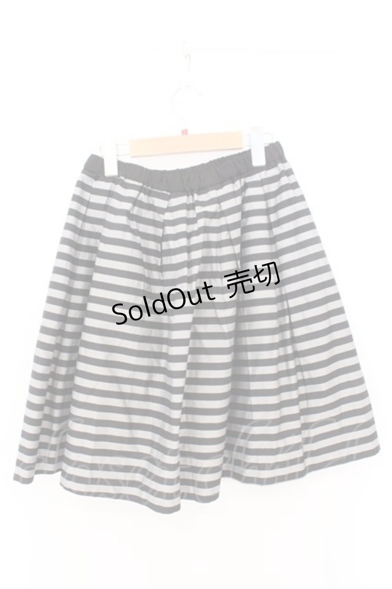 画像3: franche lippee black / ボーダースカート M クロ O-26-02-10-010-LO-SK-OW-ZT595 (3)