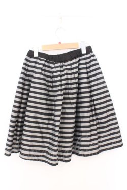 画像3: franche lippee black / ボーダースカート M クロ O-26-02-10-010-LO-SK-OW-OS