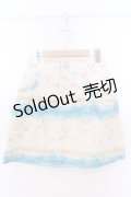 Franche Lippee / ビーチ柄スカート M キナリ O-26-02-10-011-LO-SK-OW-OS