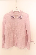 画像1: MILK / ヴィオラブラウス  クールピンクドビー O-26-02-10-012-ML-BL-OW-OS (1)