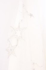 画像2: axes femme / お星さまチュール袖ニット M シロ O-26-02-10-014-AX-TO-OW-ZT034 (2)