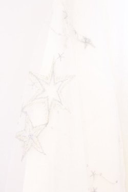 画像2: axes femme / お星さまチュール袖ニット M シロ O-26-02-10-014-AX-TO-OW-OS