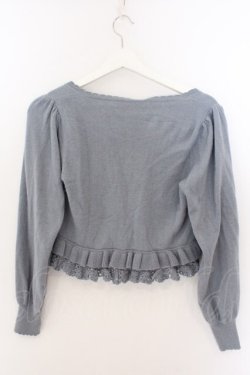 画像3: Leur Getter / フリルニットボレロ M ブルー O-26-02-10-015-LU-TO-OW-OS