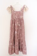 axes femme / トゥシューズ柄リボン付ワンピース F ピンク O-26-02-10-020-AX-OP-OW-OS