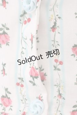 画像2: MILK / ローズガーランドドレス  ミントブルーウォールペーパー O-26-02-10-024-ML-OP-OW-OS