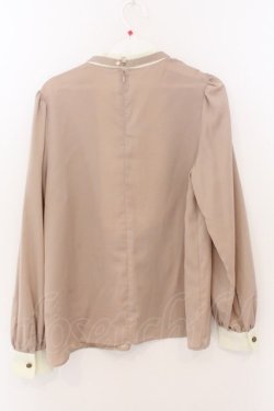 画像2: Maison de FLEUR Petite Robe canone / アリアが聴こえるブラウス F ベージュ O-26-02-10-027-EL-BL-OW-OS