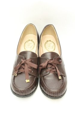 画像1: Fi.n.t / フロントレースアップローファー M ブラウン O-26-02-12-001-CA-SH-OW-OS